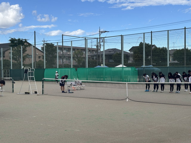 【テニス部】新人大会で奮闘！高校はBest16、中学は新チームで挑戦