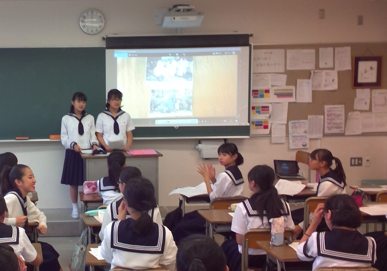 【中1】林間学校研究発表