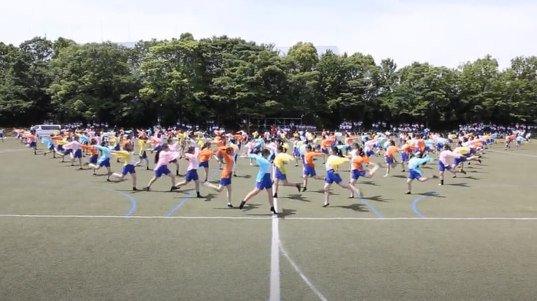 体育祭予行練習2回目を実施しました!いよいよ明日、本番です