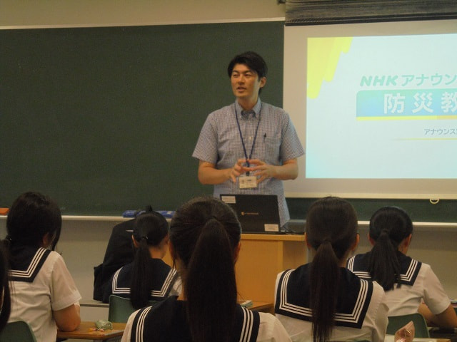 【防災】NHKアナウンサーと考える防災教室“ことばで命を守る”を実施しました。