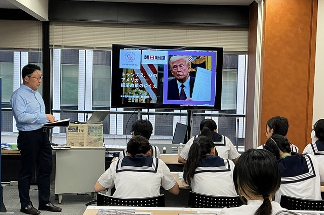 朝日新聞本社見学&前アメリカ総局長の講義