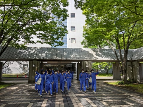 10日はきれいに晴れました～出発！